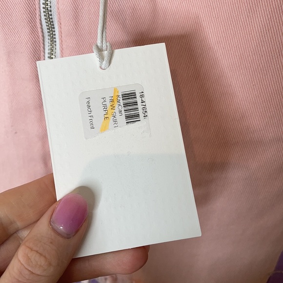 NWT KanCan PV Color Block Mini Skirt - Picture 9 of 12